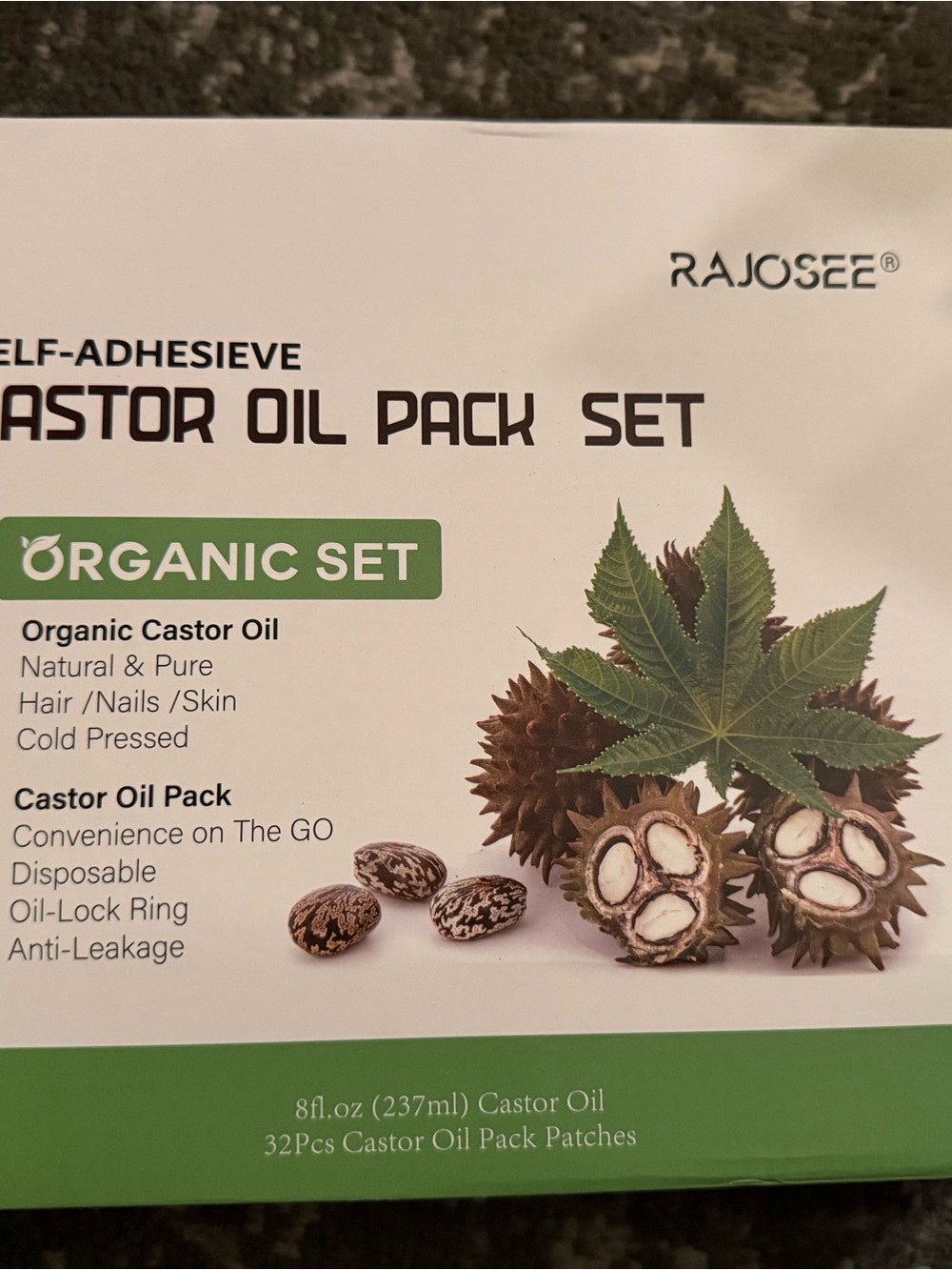 Organic Castor Oil Patches